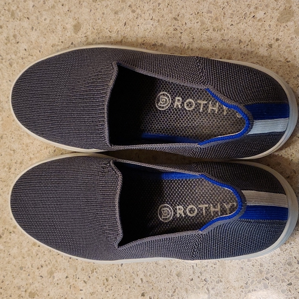 Rothy's Grey Sneakers sz 7.5